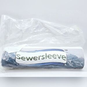 Sewersleeve disposable plastic sleeve for RV hoses. Plant based plastic sealed